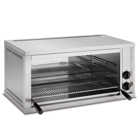 Baron SEF2/2 Electric Salamander Electric salamander with 2 fixed height settings. 600 x 350mm cooking surface.