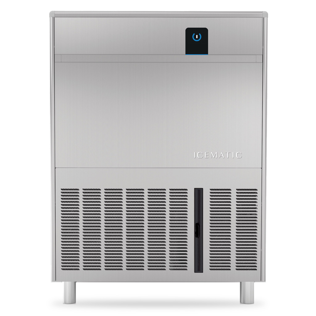 Icematic icematic ice machine 75kg self contained hollow cube k80f