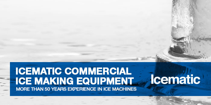 Manufacturers of commercial ice making equipment such as ice cubers, flakers, ice dispensers and ice storage solutions. ICEMATIC is synonymous with ice makers.