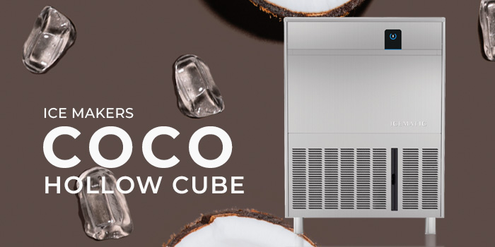 Icematic COCO Series Self Contained Hollow Ice Makers