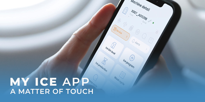 Icematic Innovative MY ICE App, take control of your ice making process like never before